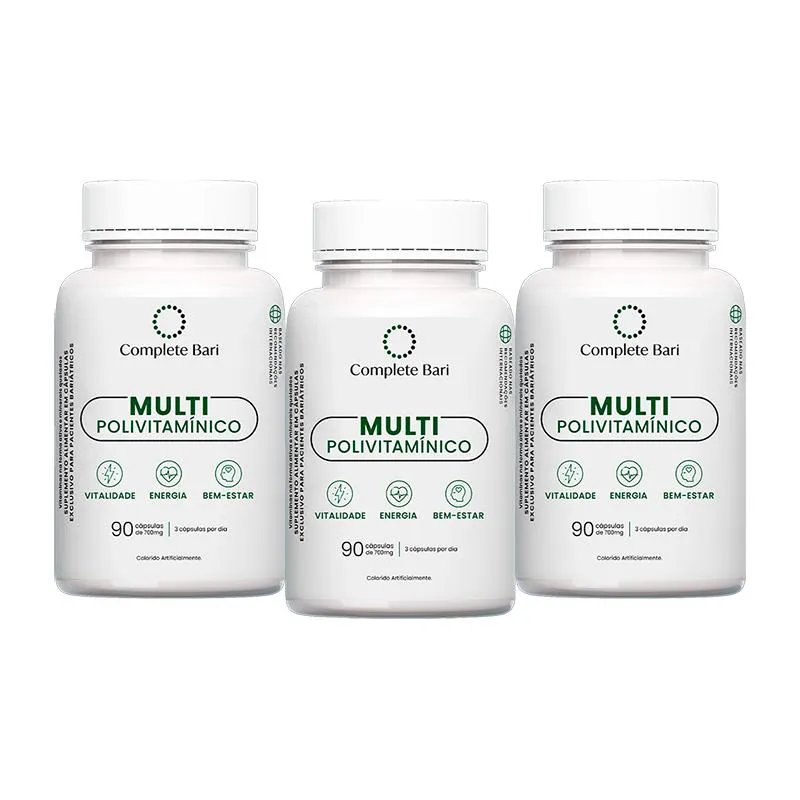 Kit 3 Multi Complete Bari - Vitamina para 3 meses