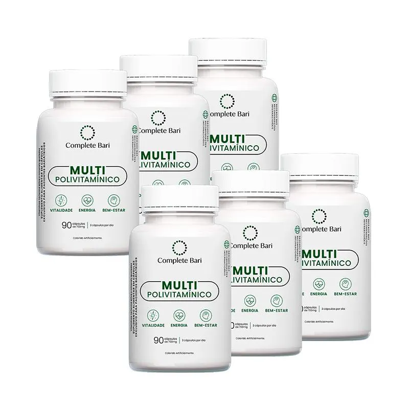 Kit 6 Multi Complete Bari - Vitamina para 6 meses
