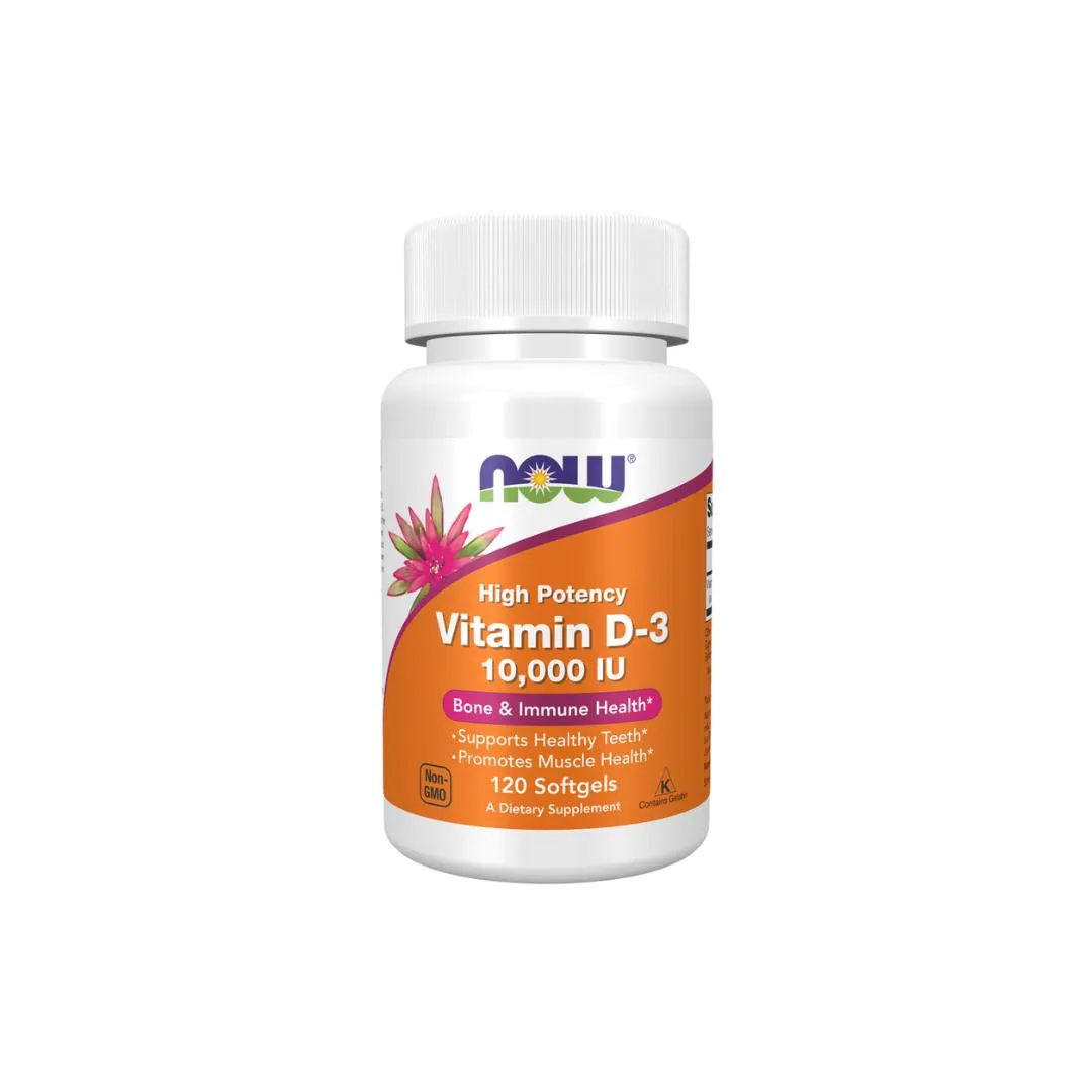 Vitamina D3 120 Softgels Now Foods