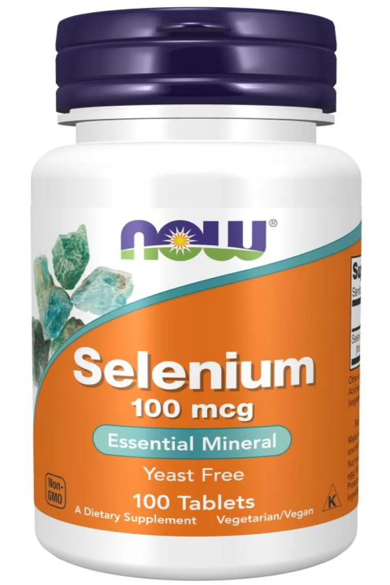 Selênio 100mcg Now Foods 100 Tabletes