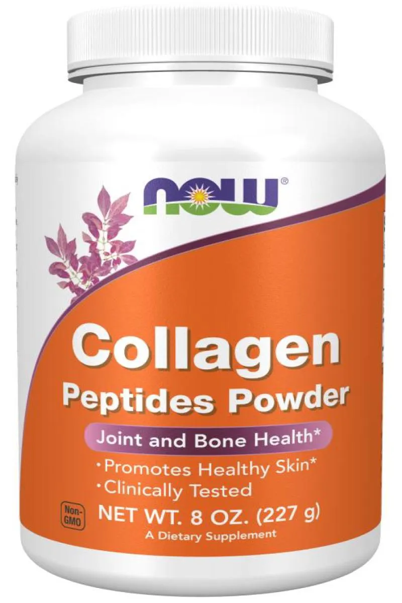 Peptídeos de Collágeno Hidrolisado em Pó Now Foods 227g