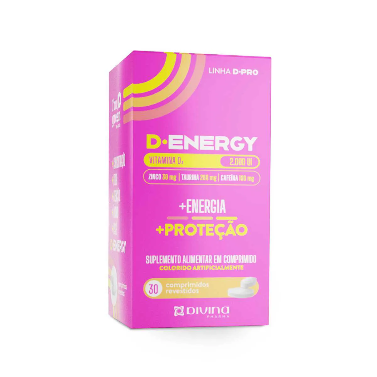 Polivitamínico D-Energy 30 comprimidos