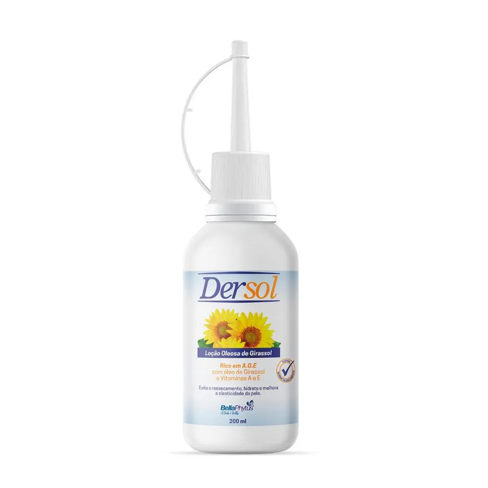 DERSOL OLEO DE GIRASSOL (A.G.E) 200ML ALMOTOLIA