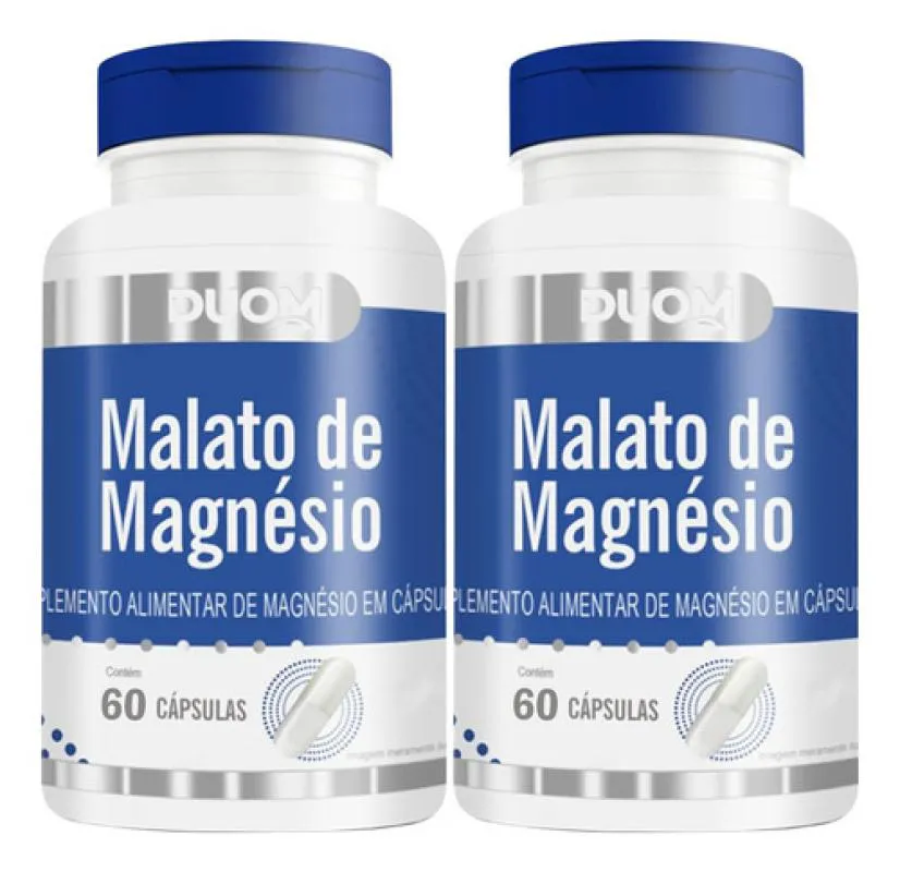 Malato de Magnésio 2 X 60 Cápsulas Duom