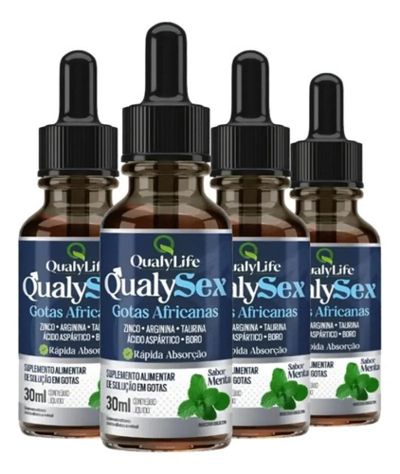 Qualy Sex em Gotas 4 X 30ml Qualylife