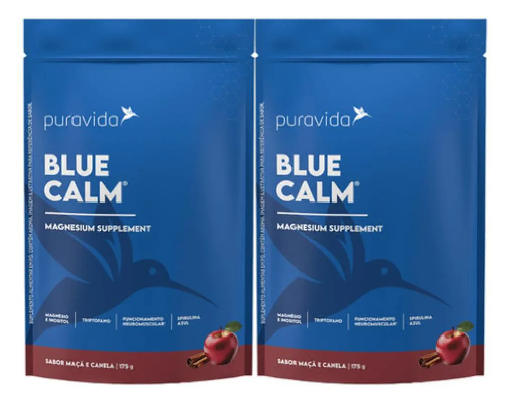 Blue Calm Maçã e Canela 2 X 175g Puravida