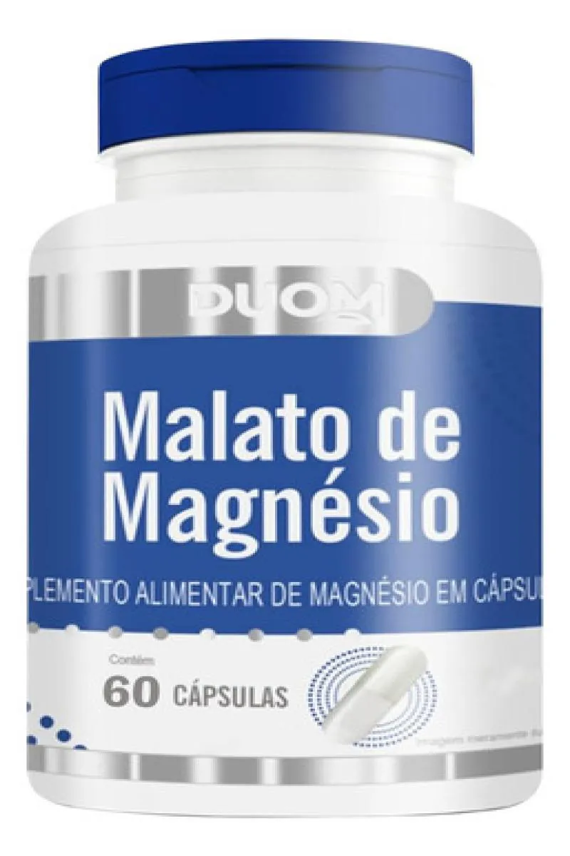 Malato de Magnésio 60 Cápsulas Duom