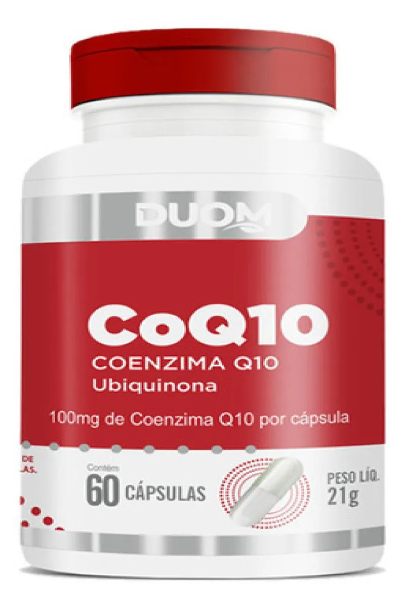 Coenzima Q10 100mg 60 Cápsulas Duom