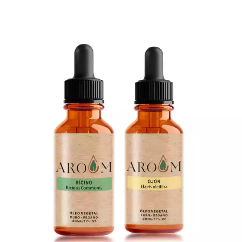Kit terapia capilar natural - Óleos vegetal Ojon e Castor ( Rícino )