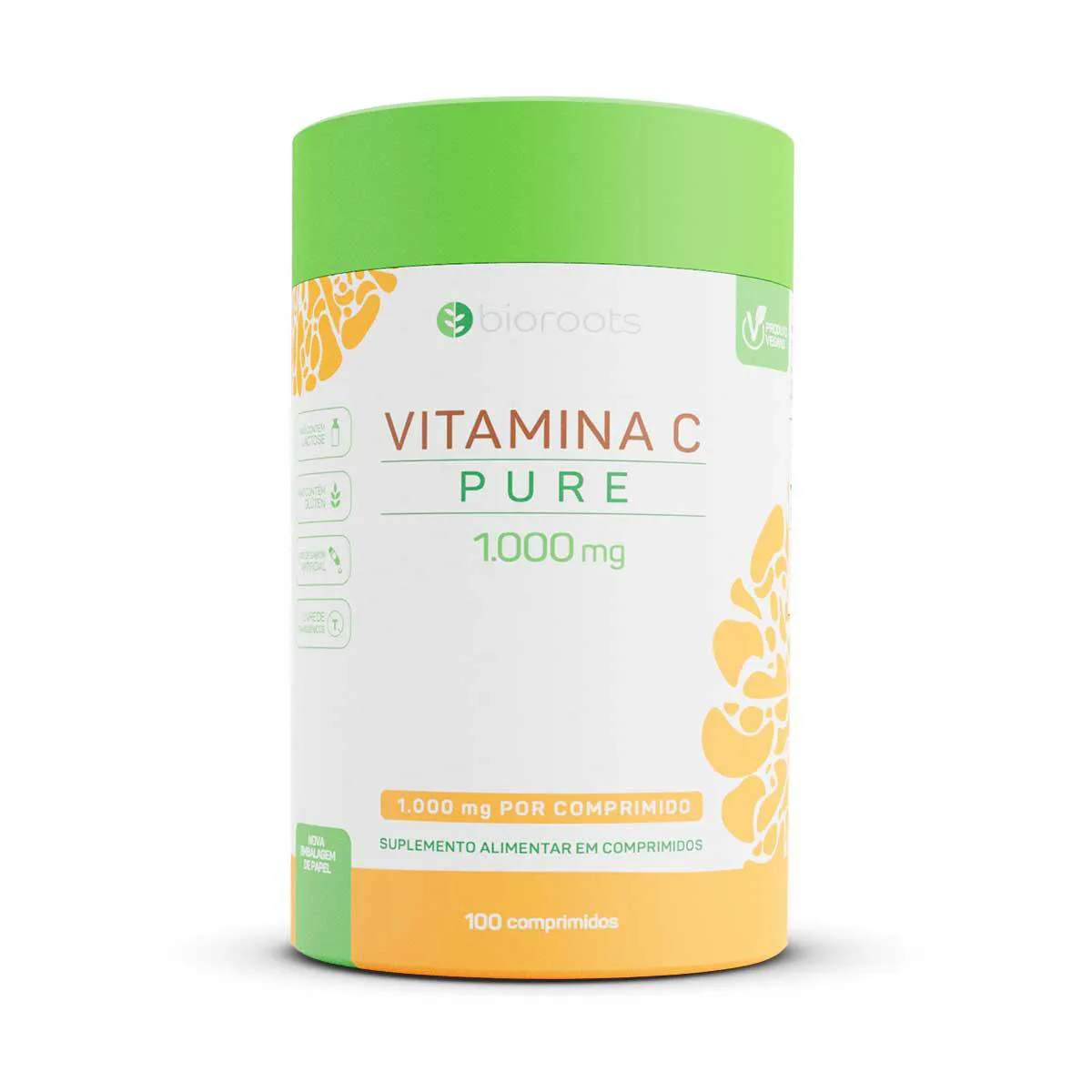 Vitamina C Bioroots 1000mg 100 cápsulas