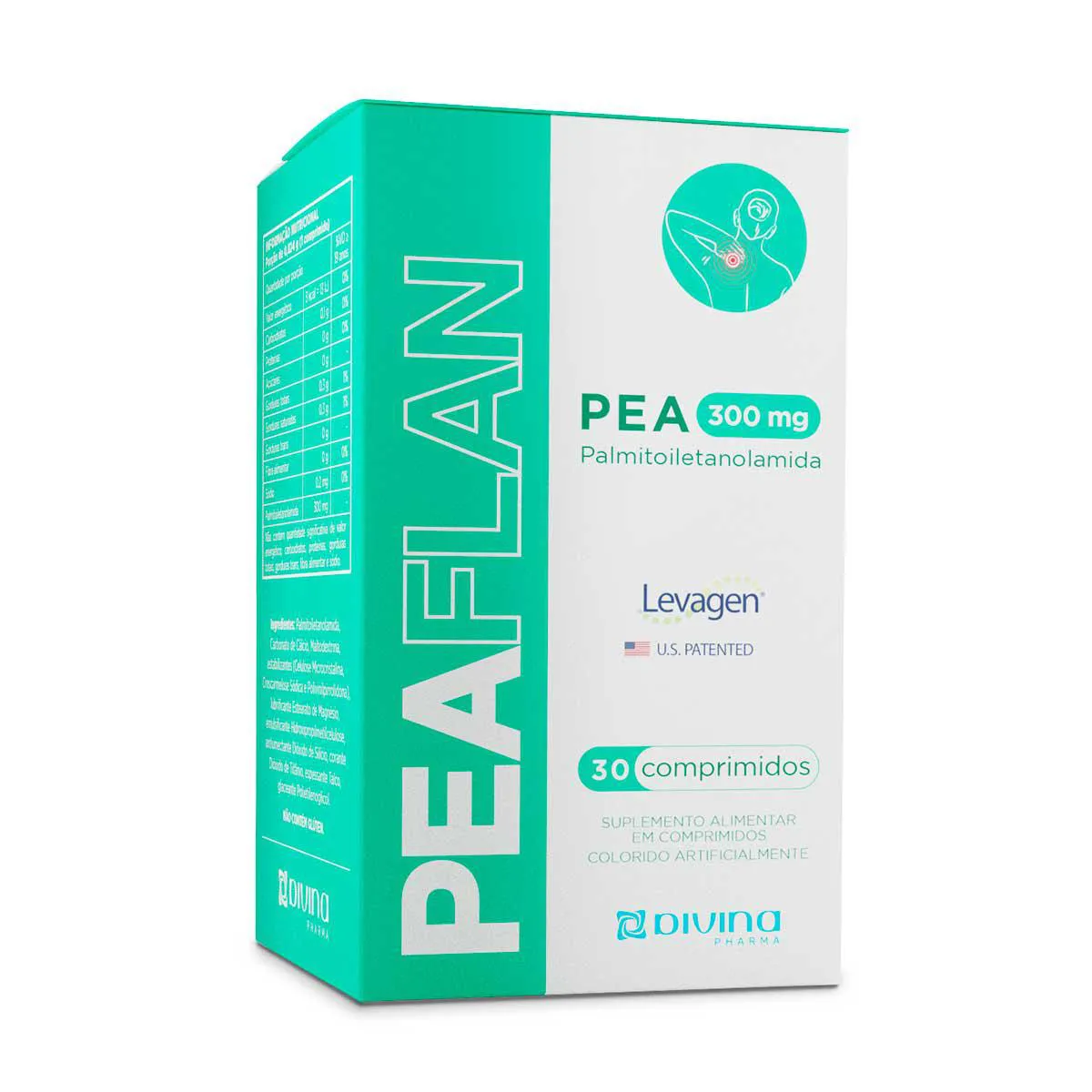 Suplemento Alimentar Peaflan 300mg com 30 Comprimidos