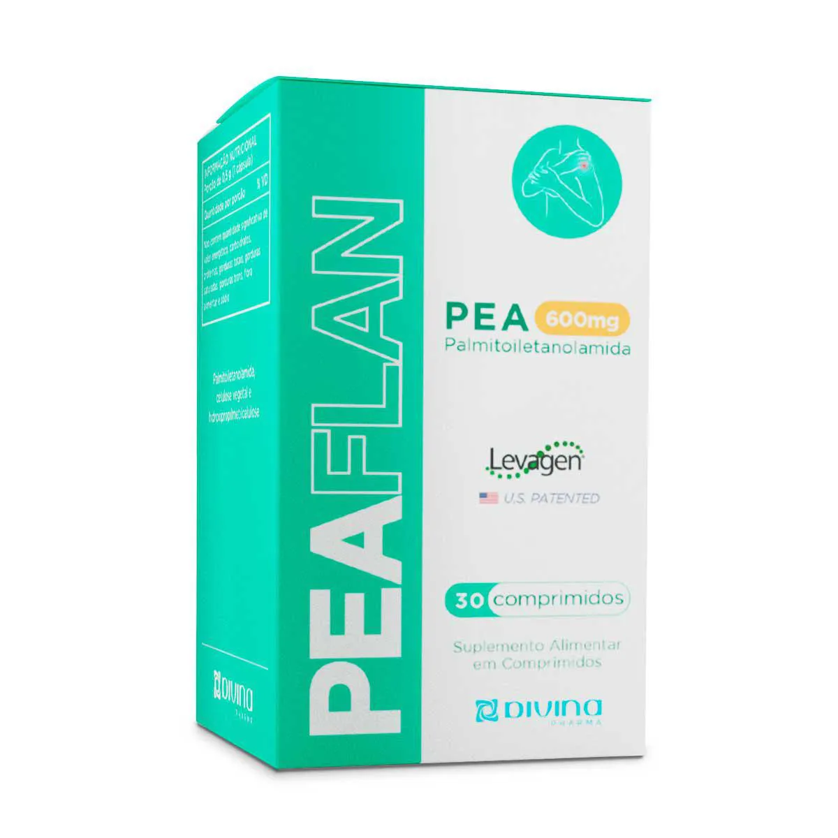 Suplemento Alimentar Peaflan 600mg com 30 Comprimidos