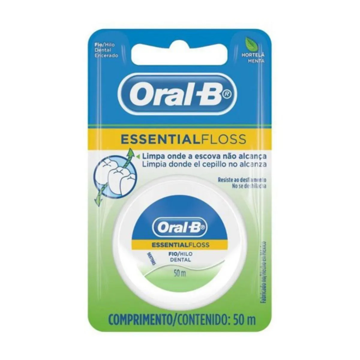 Fio Dental Essential Floss Menta - Oral-b