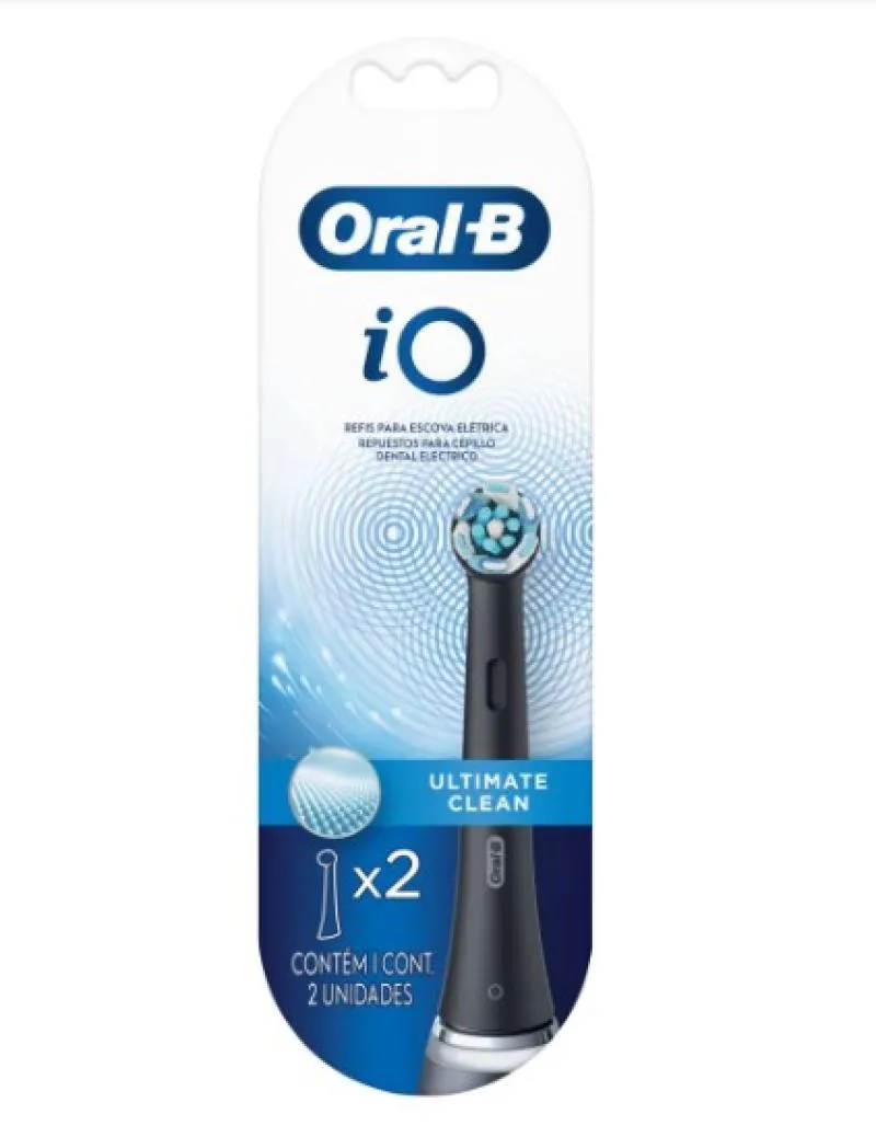 Refil Escova Elétrica Ultimate Clean Io Black 2un - Oral-b