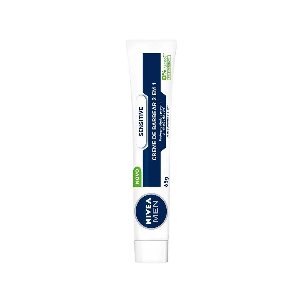 Creme de Barbear Nivea Men Sensitive 2 em 1 com 65g