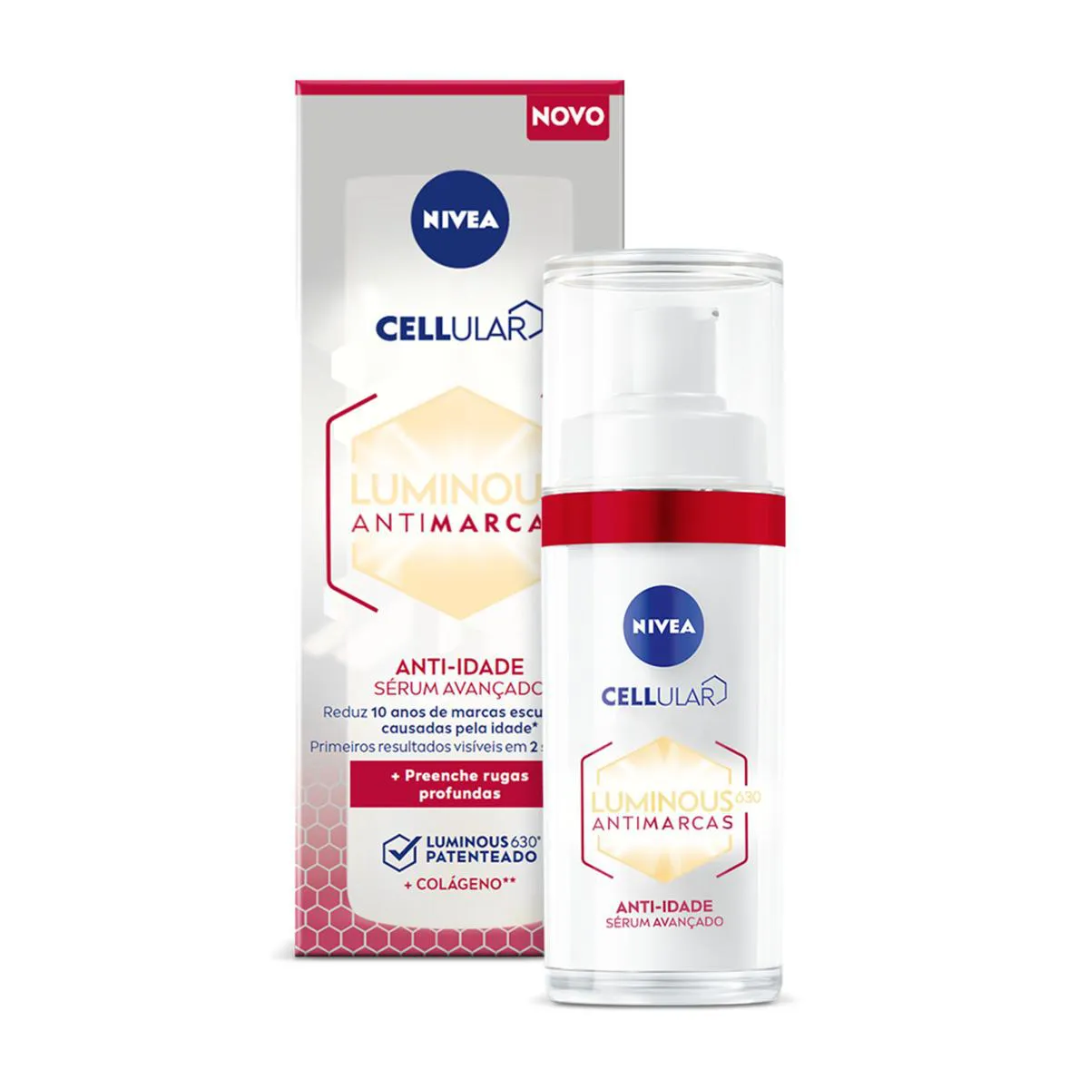 Sérum Facial Nivea Cellular Luminous 630® Antimarcas Anti-idade 30ml