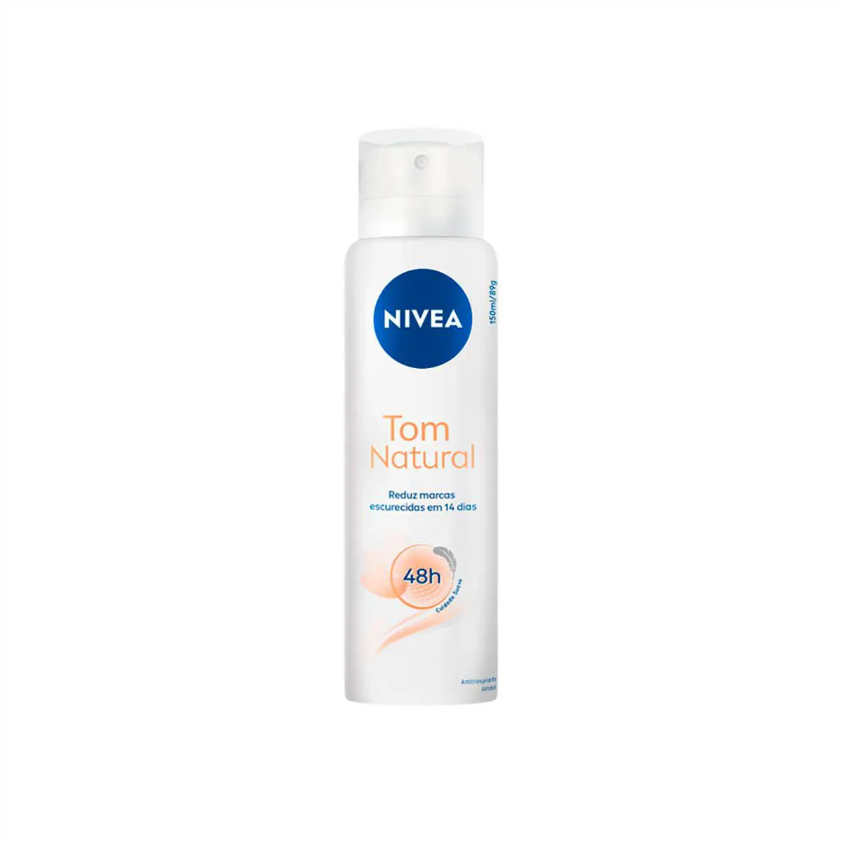 Desodorante Antitranspirante Aerosol Nivea Tom Natural Feminino 48h 150ml