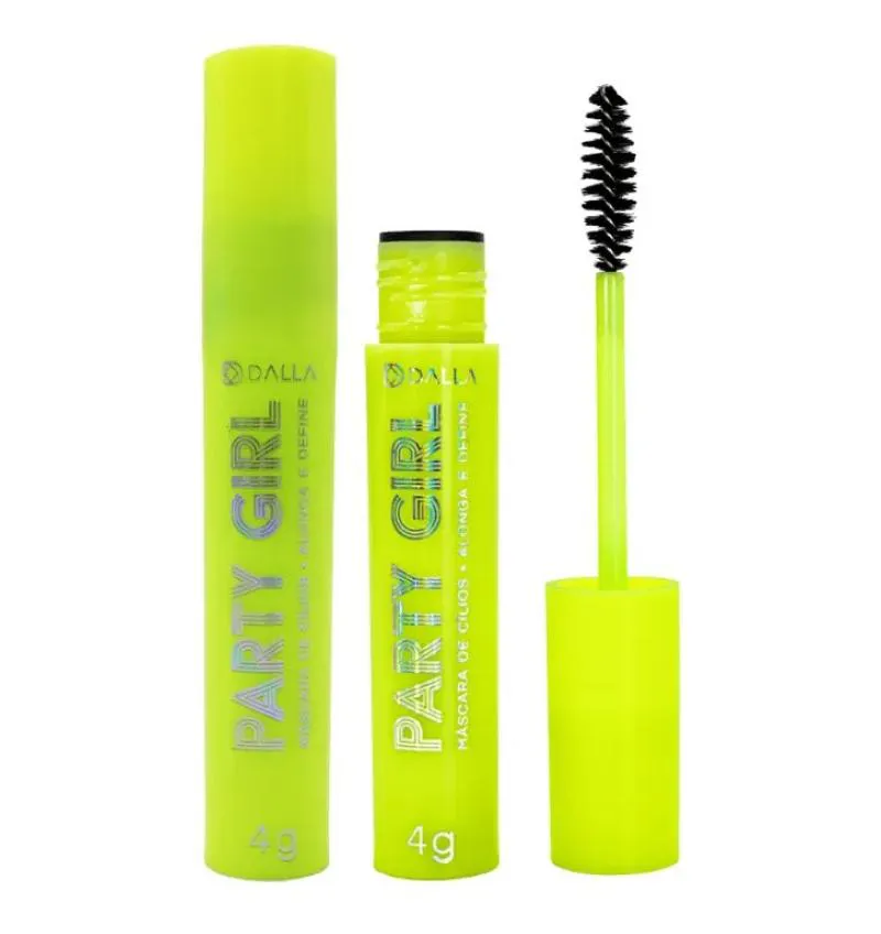 Rímel Máscara de Cílios Define e Alonga Party Girl - Dalla MakeUp Preto