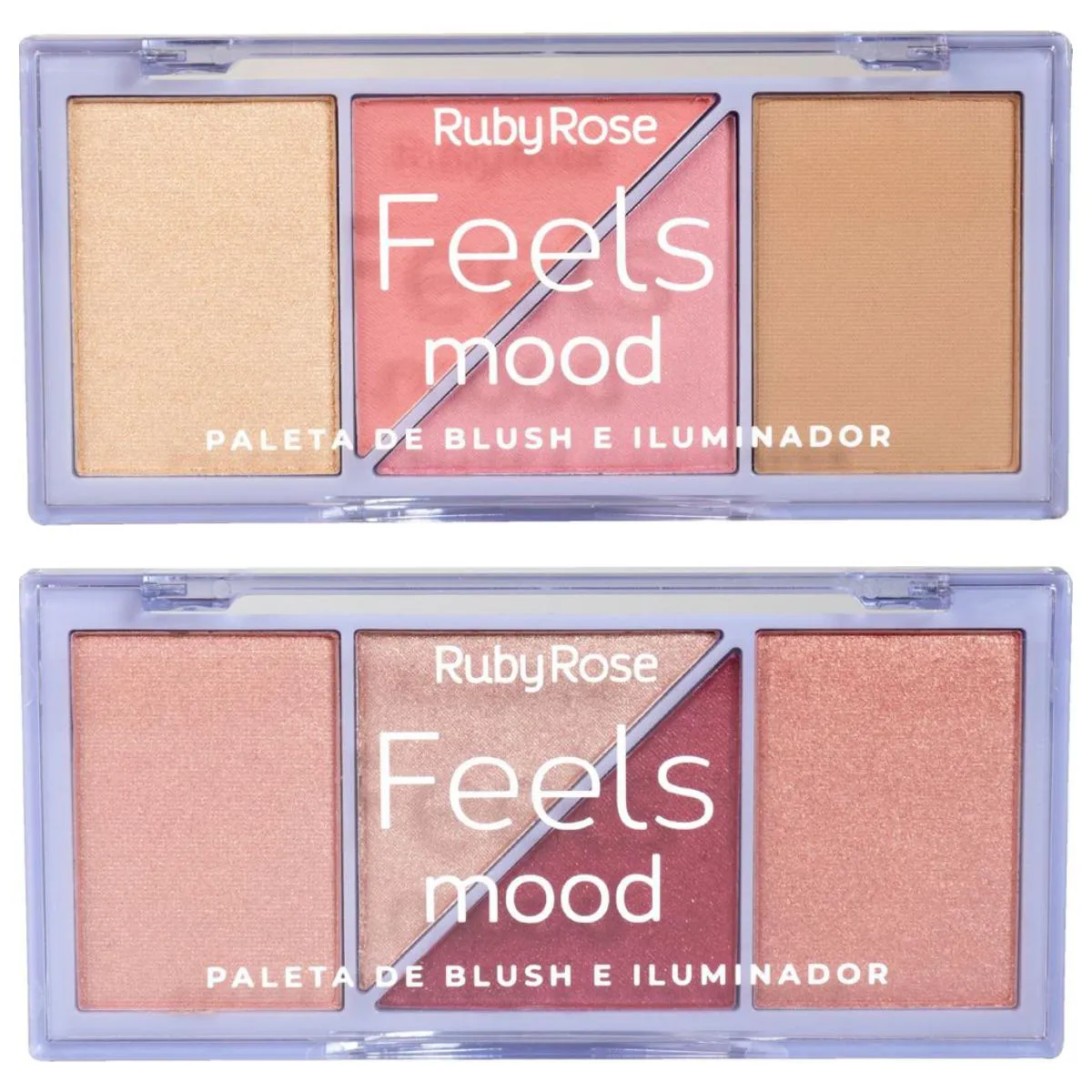 Paleta Blush e Iluminador Feels Mood - Ruby Rose 1