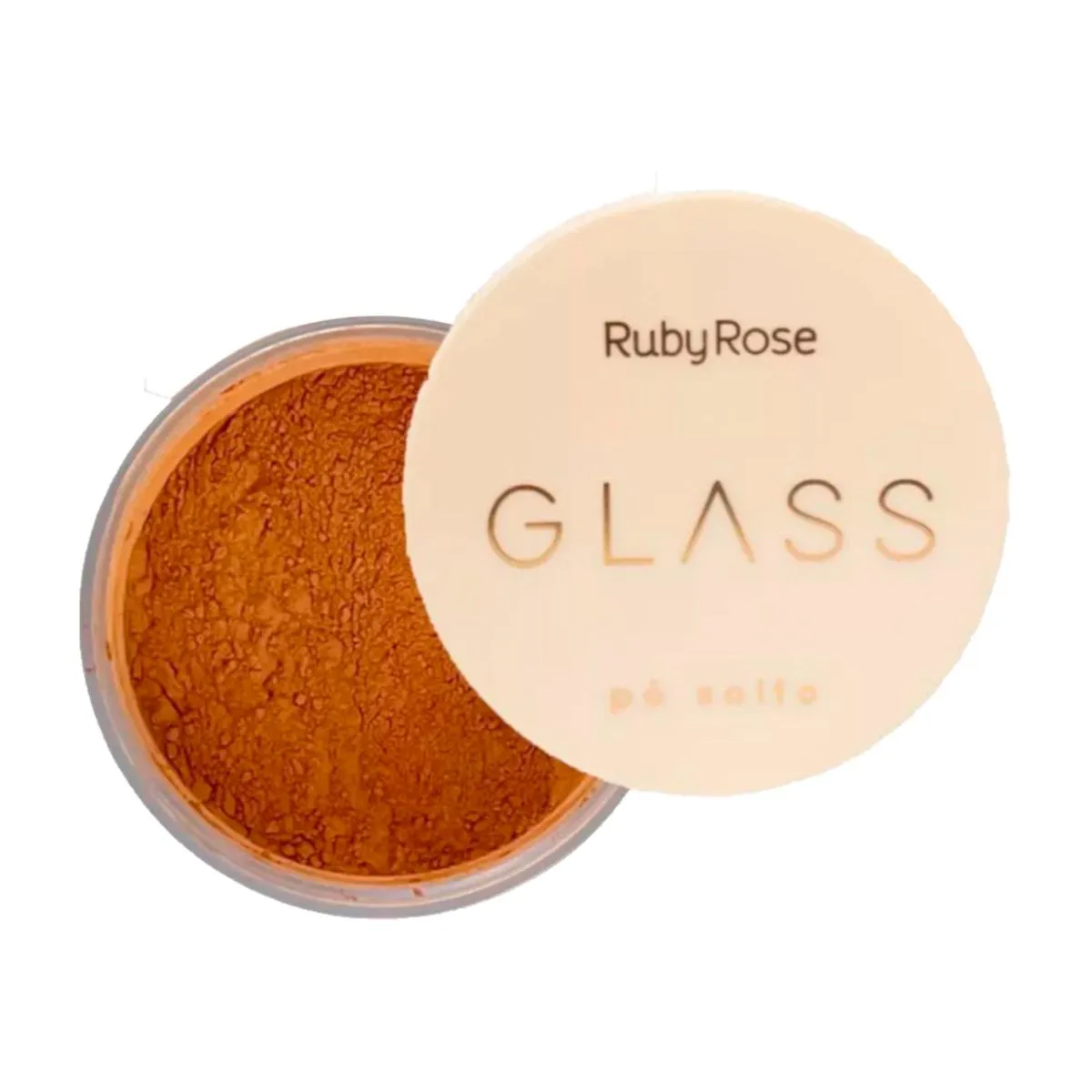 Pó Banana Solto Textura Fina Glass Ruby Rose - Todas As Cores 04