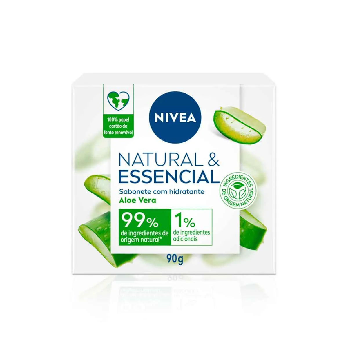 Sabonete em Barra Nivea Natural & Essencial Aloe Vera 90g