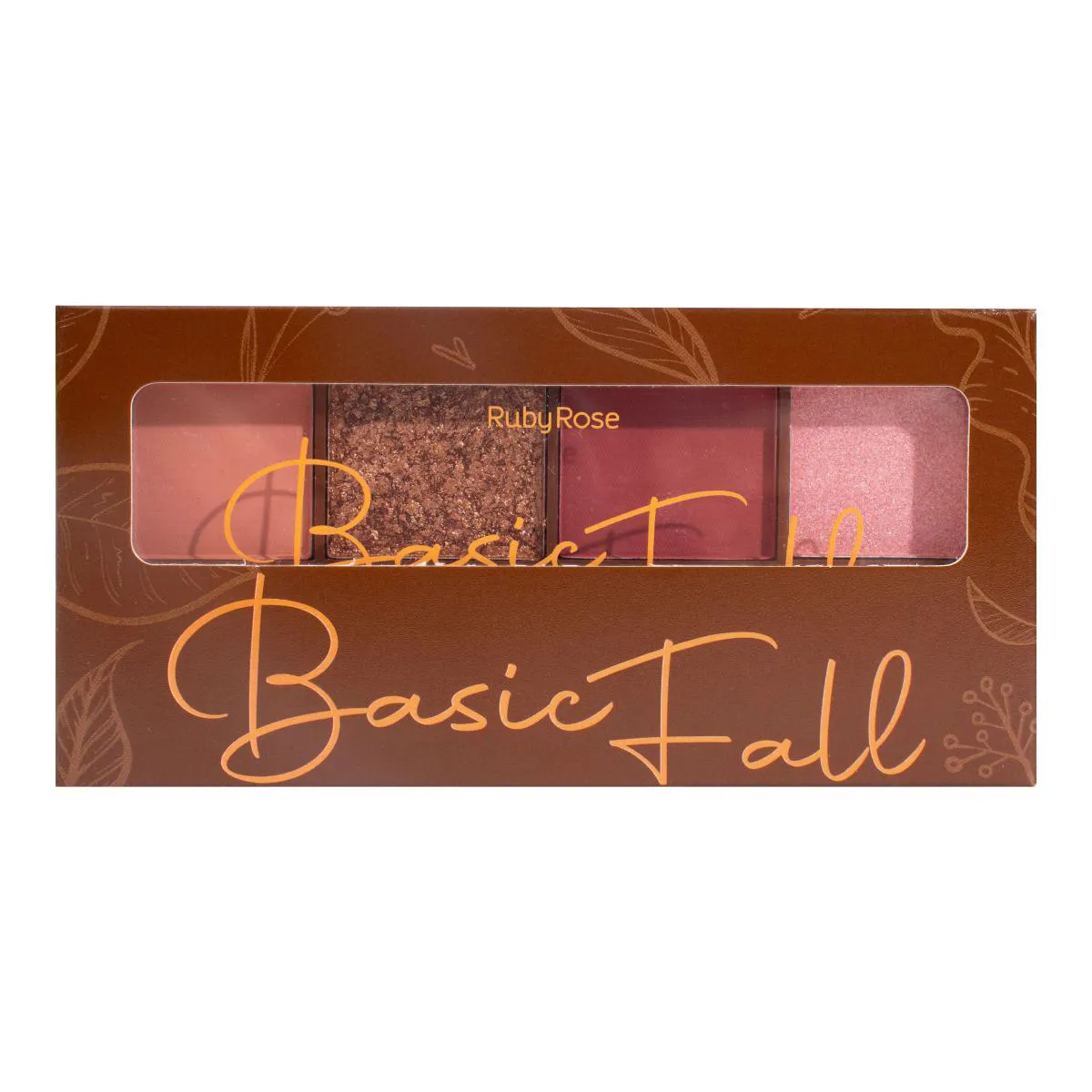 Paleta De Sombras Basic Fall  Ruby Rose Multicolorido