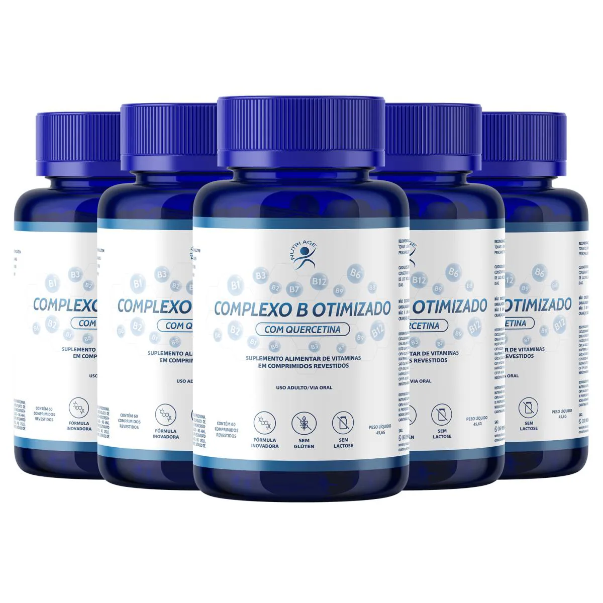 Complexo B Otimizado Com Quercetina 360 Cap Nutriage