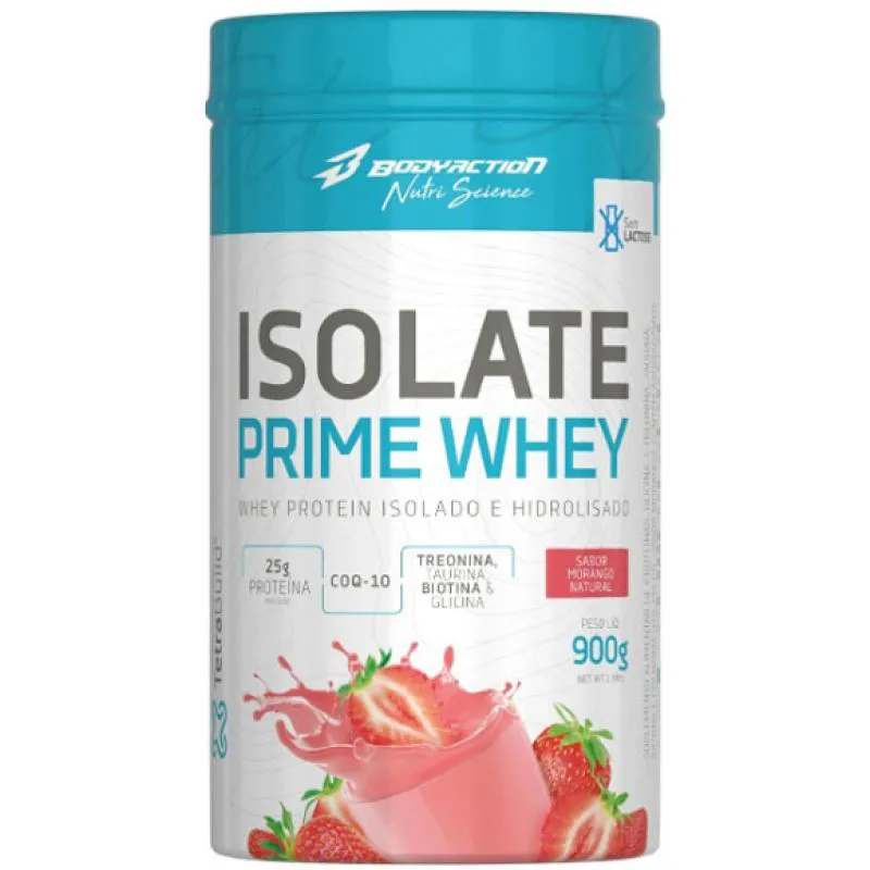ISOLATE PRIME WHEY 900g (MORANGO)