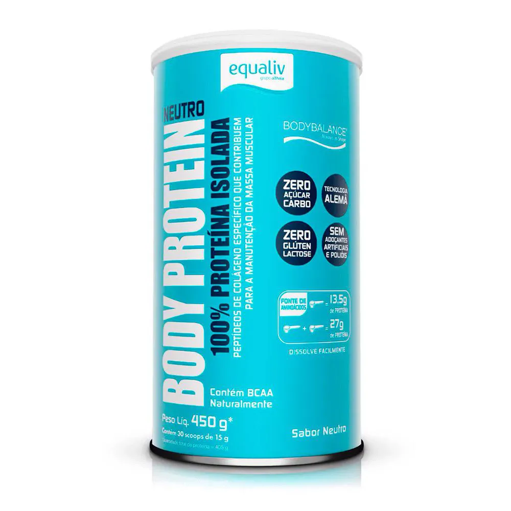 Suplemento Body Protein 450g Neutro Equaliv