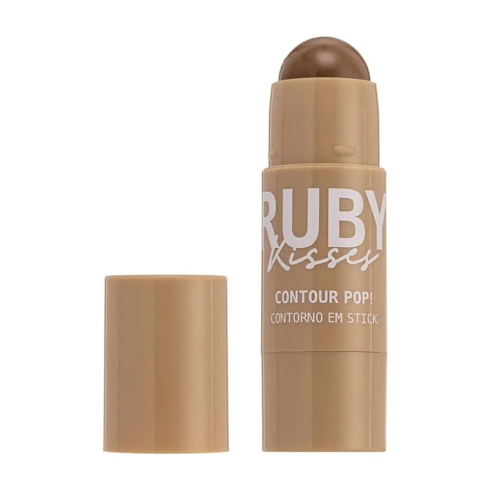 Contorno em Stick Contour Pop! - Ruby Kisses Marrom Claro