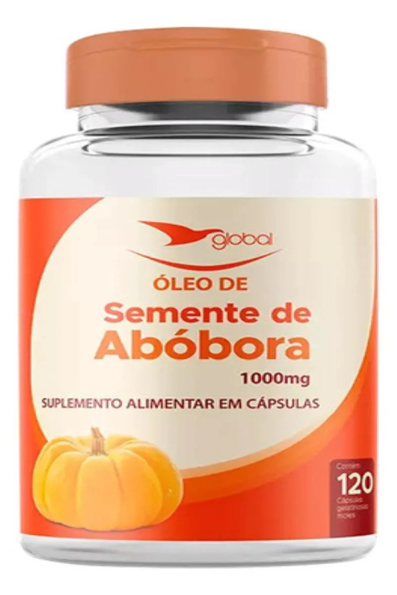 Óleo De Semente De Abóbora- 1000mg- 120 Softgels- Global