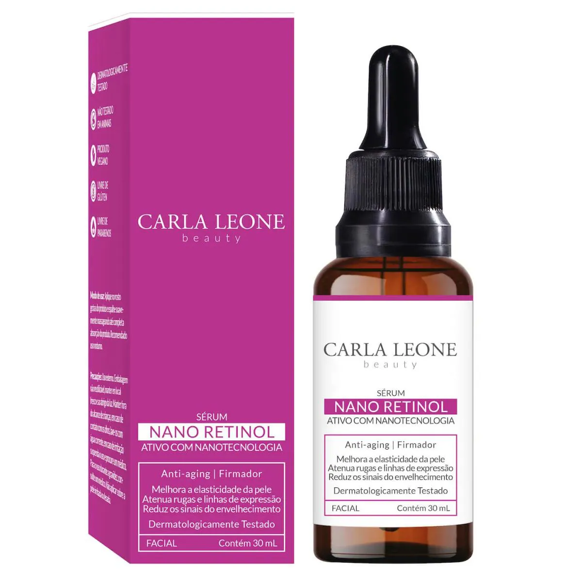 Sérum Facial Nano Retinol Carla Leone 30mL