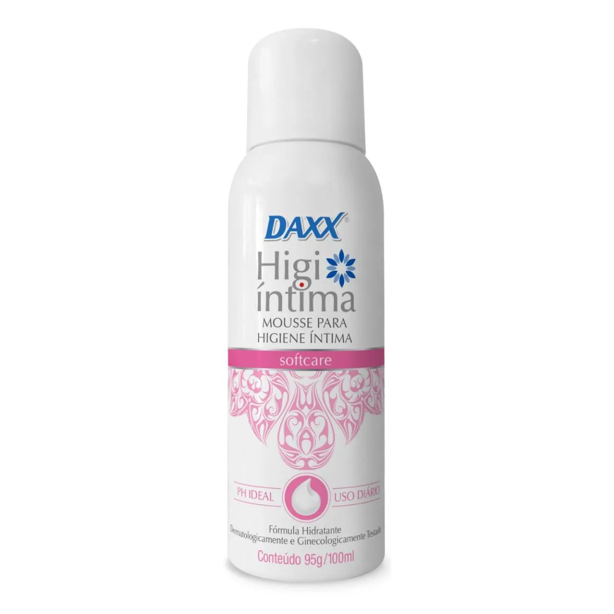 Mousse Para Higiene Íntima Softcare Daxx Higi Íntima 100ml