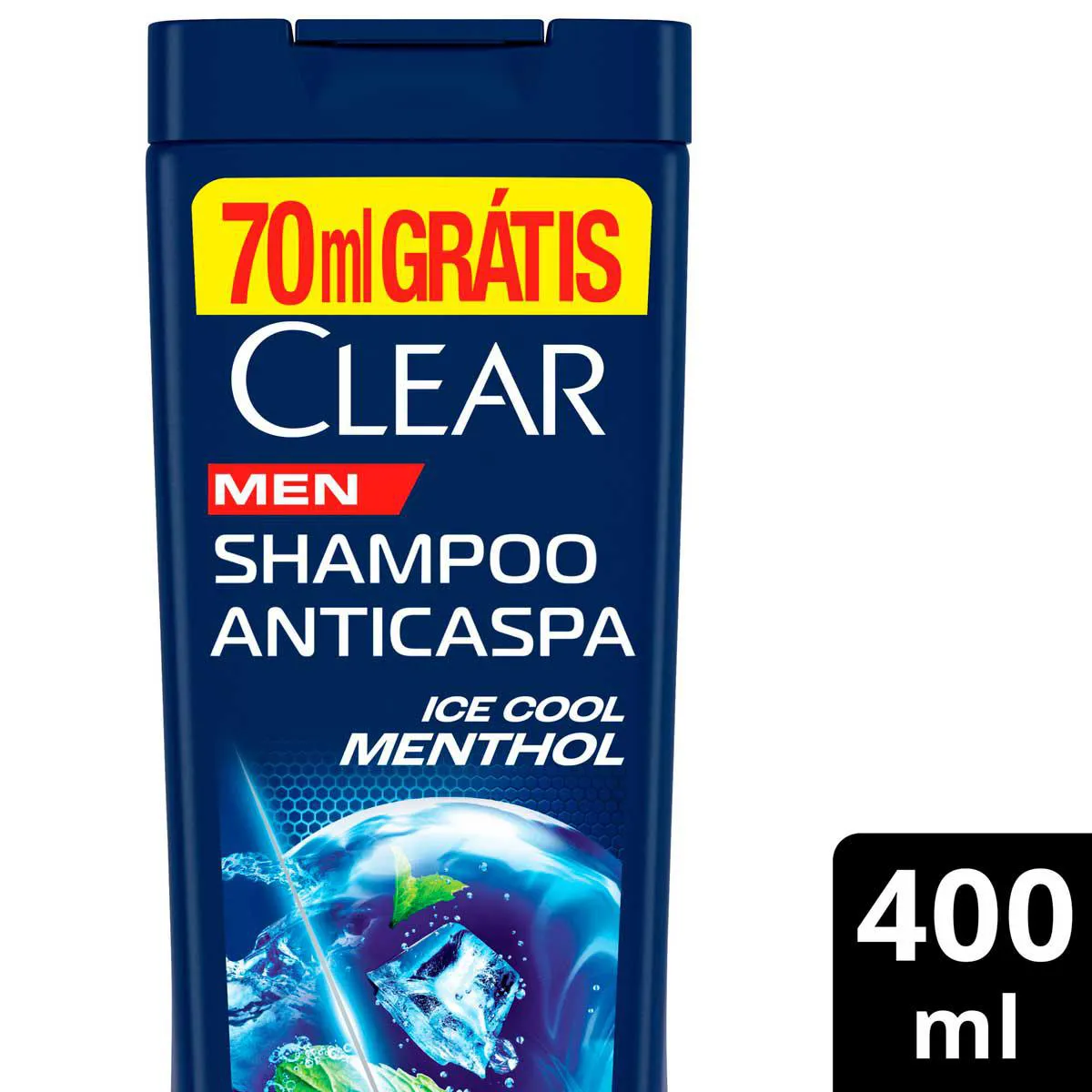 Shampoo Anticaspa Clear Men Ice Cool Menthol 400ml