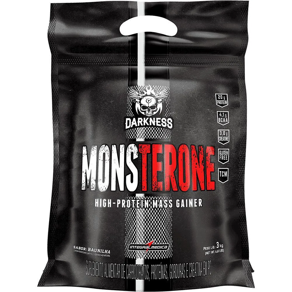 Monsterone Darkness Baunilha 3kg