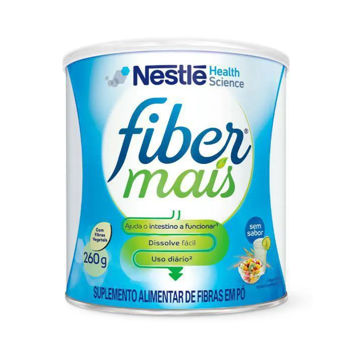 Fibra Alimentar Fiber Mais Nestlé Sem Sabor 260g