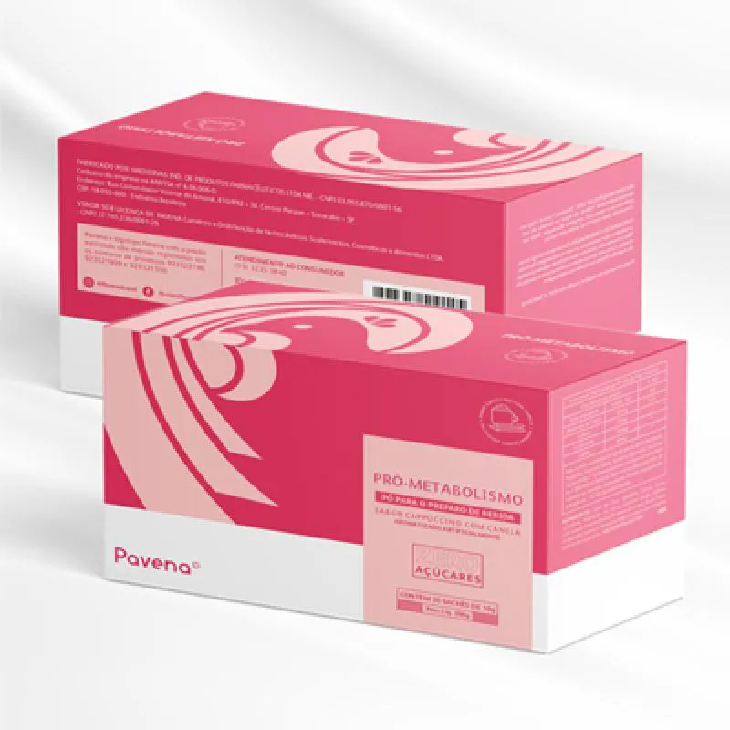 Pro Metabolismo Capuccino Pavena - 30 sachês