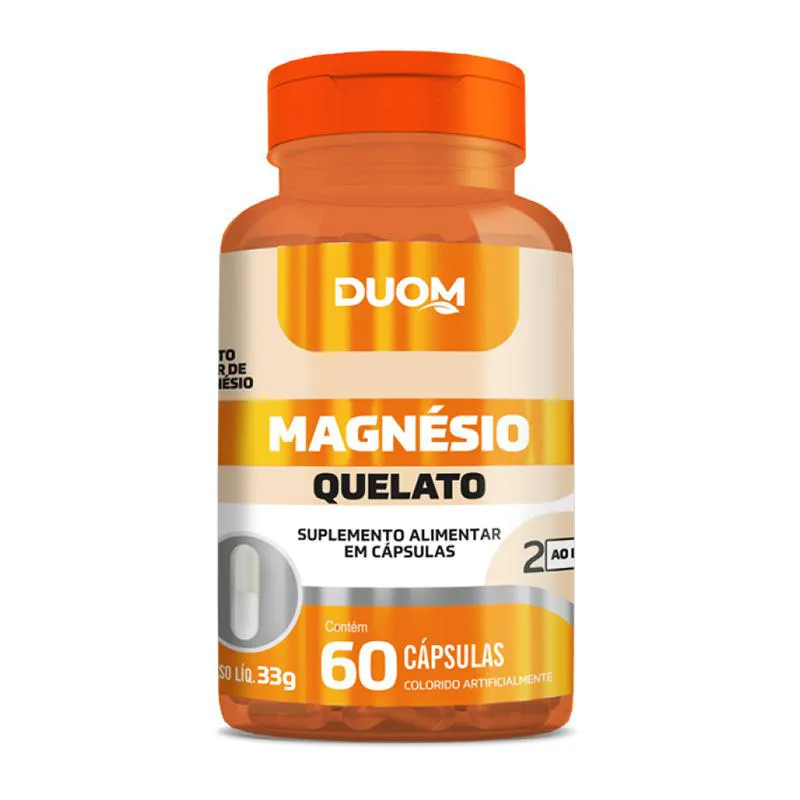 Magnésio Quelato com 60Cápsulas  - Duom