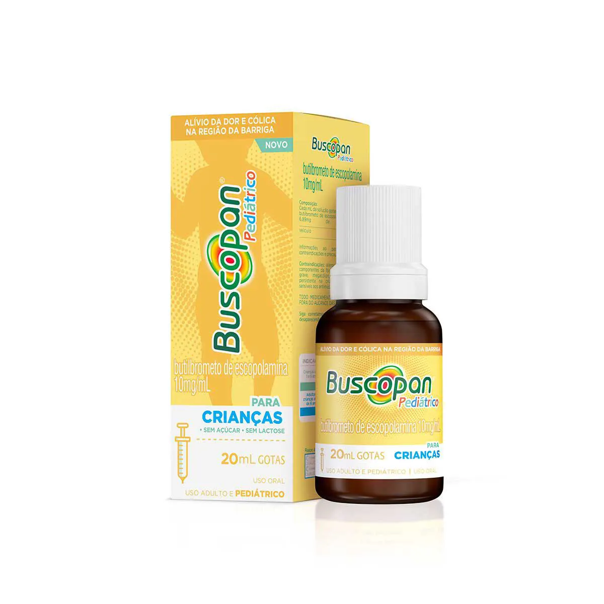 Buscopan Pediátrico 10mg/ml solução: veja preço e para que serve | Drogasil