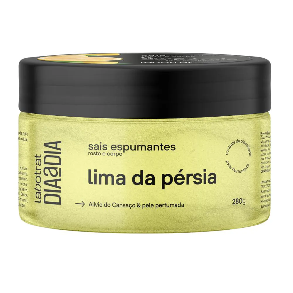 Sais Banho Espumante Rosto Corpo Lima Pérsia Labotrat 280g