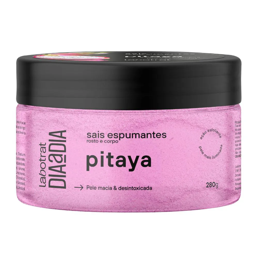 Sais de Banho Espumante Rosto e Corpo Pitaya Labotrat 280g