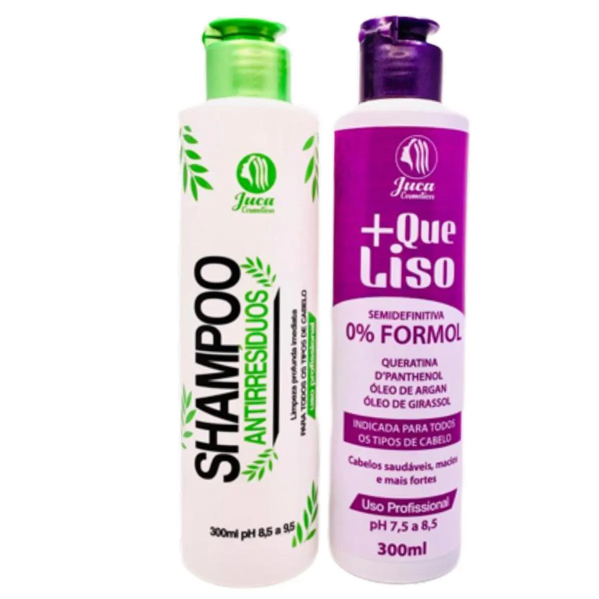 Kit Progressiva + Que Liso Sem Formol Juca 300ml