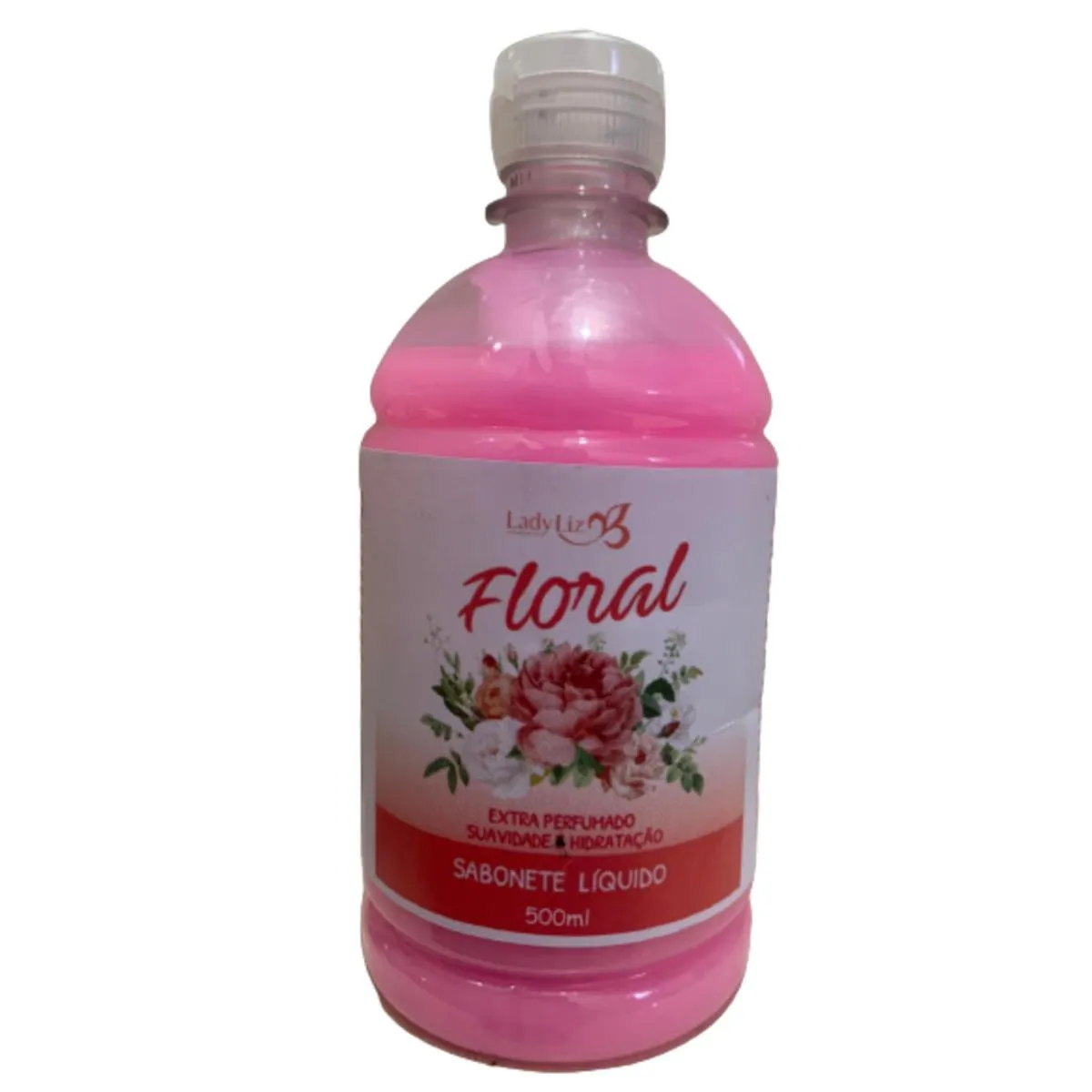 Sabonete Líquido Floral Lady Liz 500 Ml C/ Hidratante