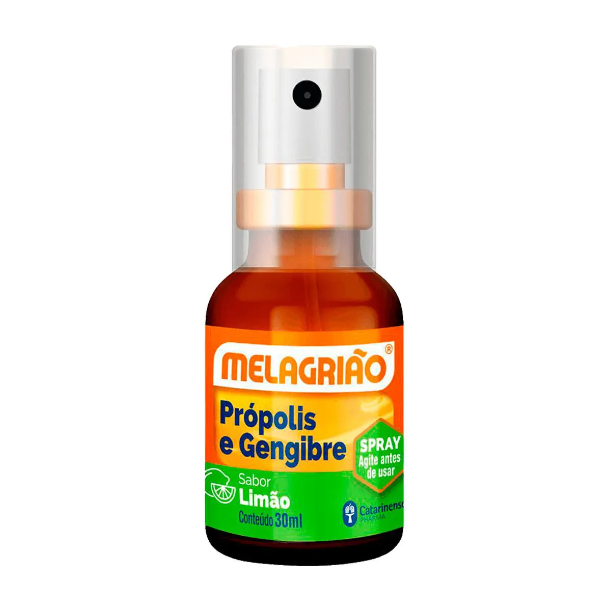 Melagrião Própolis e Gengibre sabor Limão Spray 30ml