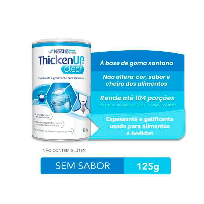 Espessante e Gelificante para Alimentos Nestlé Thickenup Clear 125g