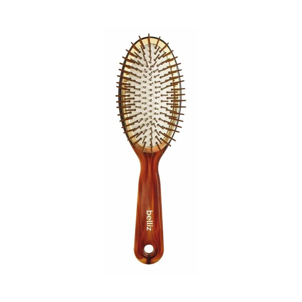 Escova De Cabelo Belliz Oval Tartaruga