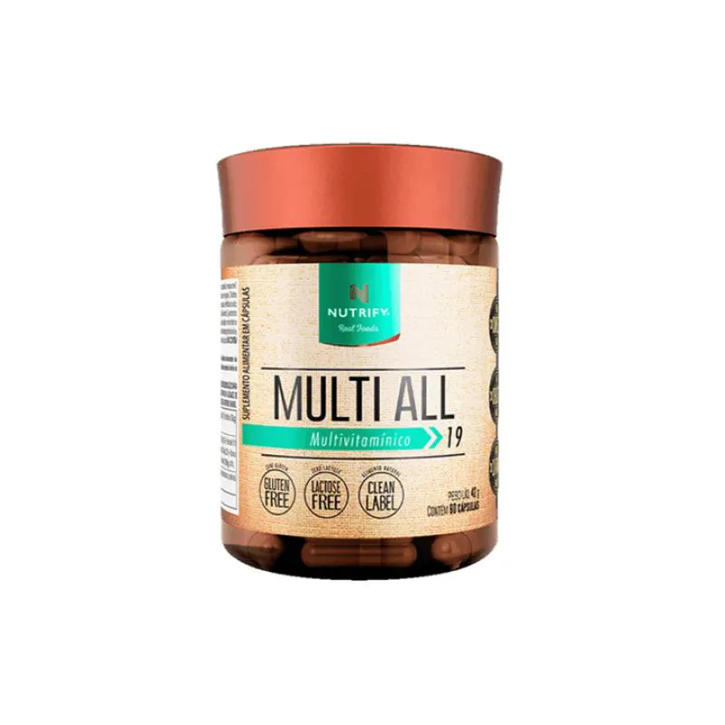 Multi All Multivitamínico Nutrify 60 Cápsulas