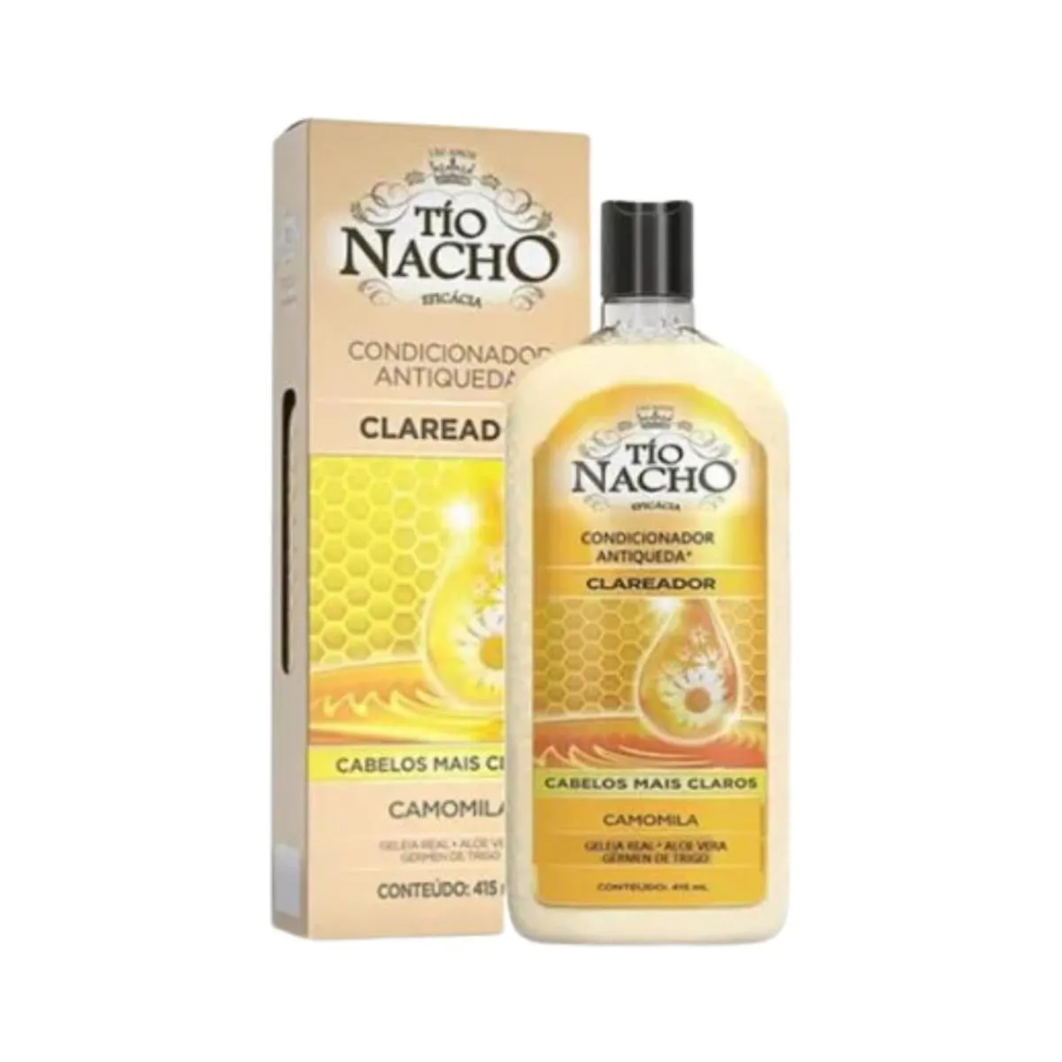 CONDICIONADOR ANTIQUEDA CLAREADOR CAMOMILA 415ML  TIO NACHO
