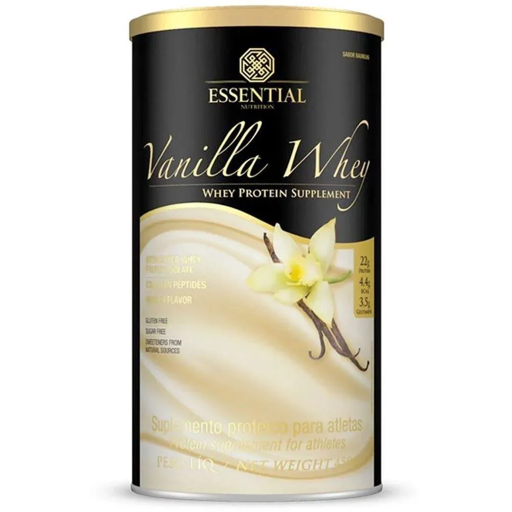 KIT 2X WHEY PROTEIN ESSENTIAL 900G Baunilha