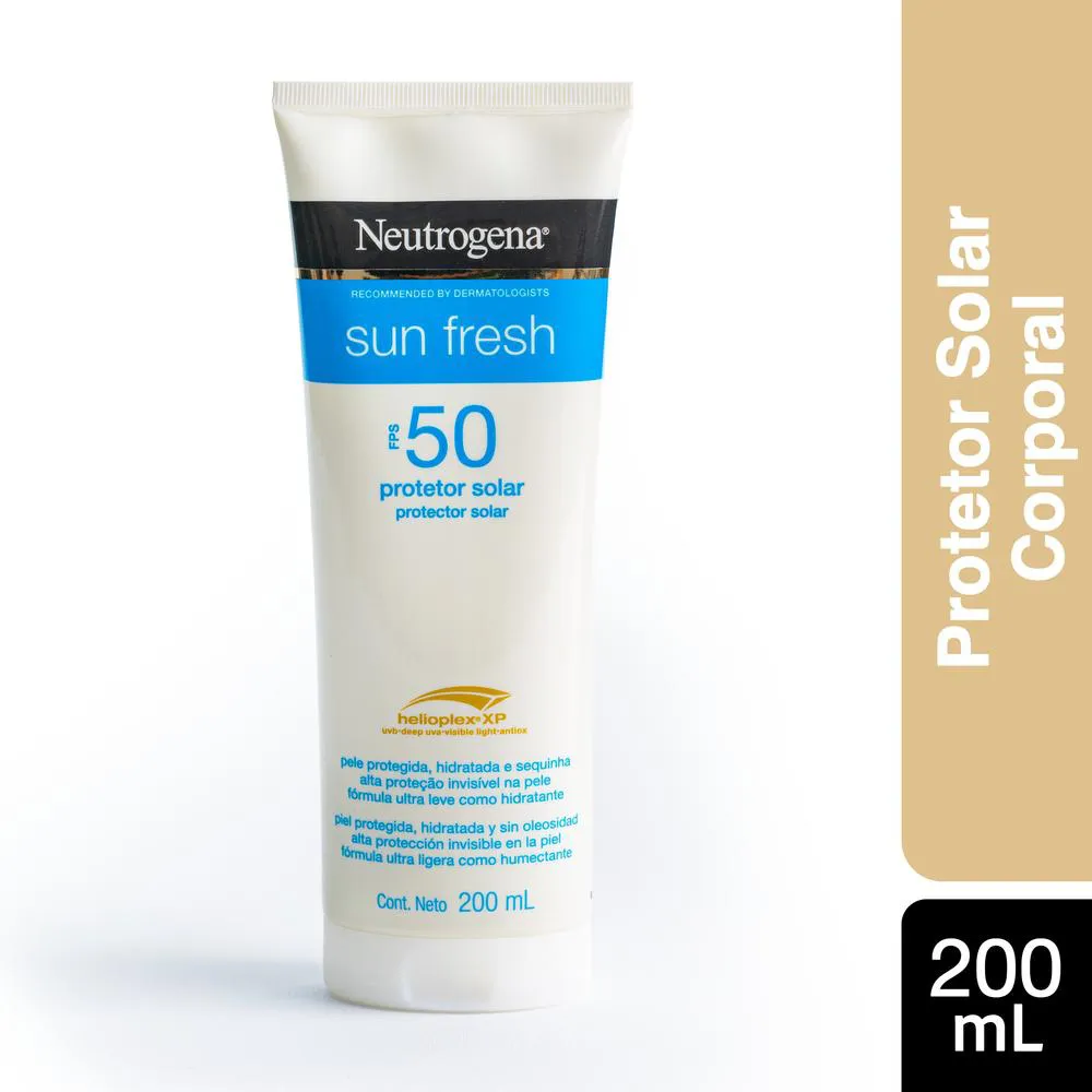 Protetor Solar Corporal Neutrogena Sun Fresh FPS50 200ml